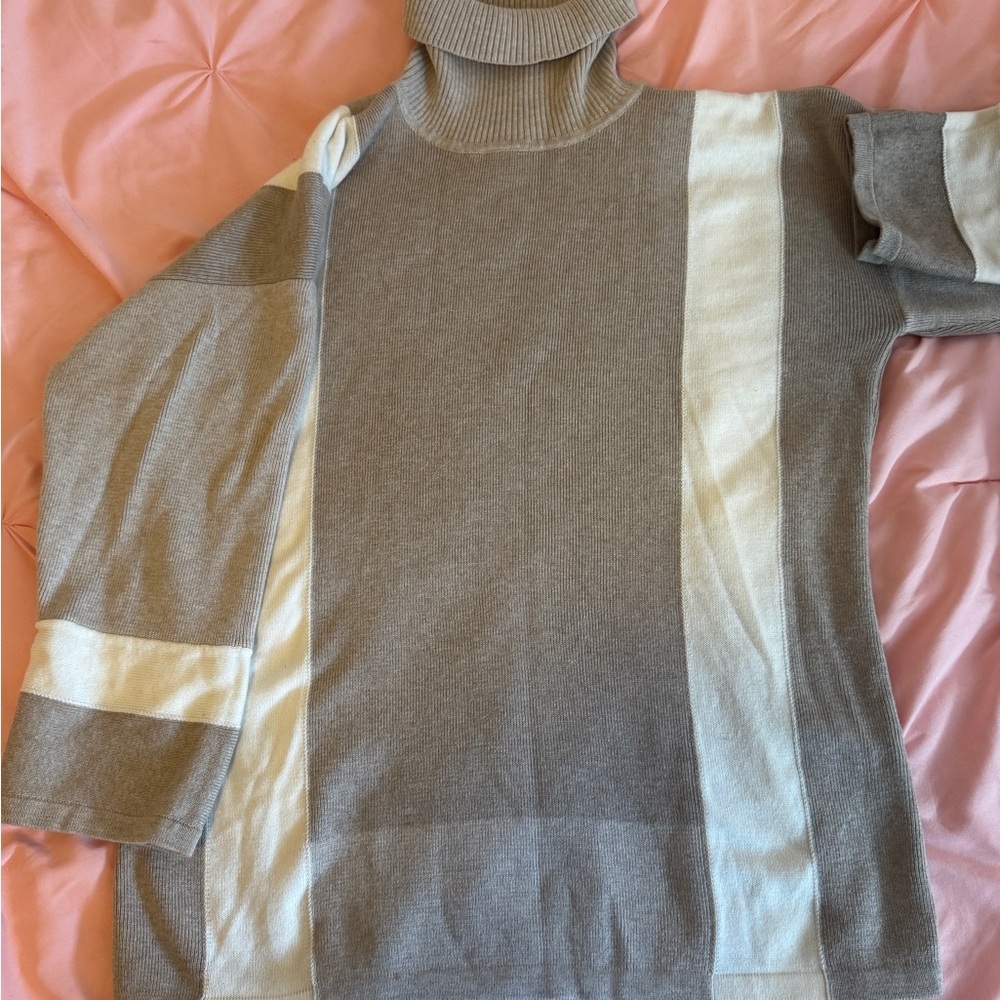 Chico's Taupe Knit Sweater